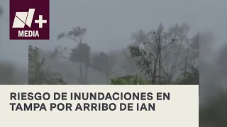 Posibles inundaciones ante impacto de huracán Ian en Tampa, Florida - N+ Central 13