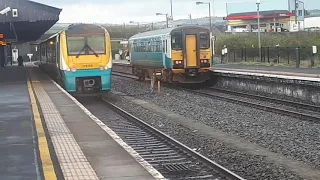 Epic tones and trains at Carmarthen station on the 09.10.19