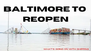 Baltimore To Reopen Limited Access Channel for Ships with Drafts Less Than 35 Feet on April 25