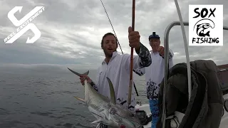 Wild Fishing session offshore with boys!