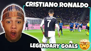 NBA FAN REACTS To Cristiano Ronaldo 50 LEGENDARY GOALS Impossible To Forget!!