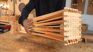 Incredible Woodworking Skills That Will Admire​ You - Build A Wooden Floor Lamp for Your Living Room