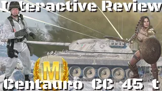 Centauro CC 45 t Interactive Tank Review, World of Tanks Console.
