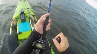 Close Call! Shark-Kayak fishing - Strand(Falsebay)