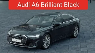 New Audi A6 C8 Brilliant Black 2024 Facelift - The Epitome of Luxury with Beige Interior