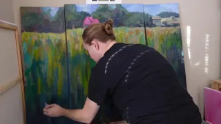 Painting a Field of Poppies Time-Lapse Speedpainting
