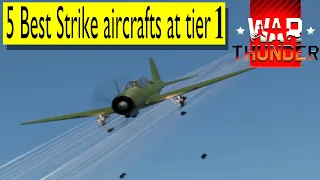 Warthunder | Top 5 CAS Aircrafts at rank 1