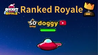 Playing  Ranked Royale ~ Ruby League~ | Rocket Bot Royale