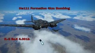 He111 4km Bombing Mission Multiplayer (IL-2 BoX 4.001b) 1440p