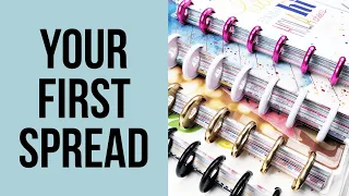 How to Create Your First Planner Spread - Avoiding Overwhelm for Beginners