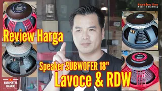 Review Komponen Speaker RDW & Lavoce yang masuk di Fortino Pro Audio Manado 2022