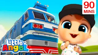 Choo Choo Train Song | Job and Career Songs | @LittleAngel Nursery Rhymes for Kids