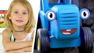 БОЛЬШОЙ #СБОРНИК ИГР - Вера и Синий трактор на улице - Для детей про #машинки