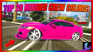 The Top 20 Best Modded Crew Colors In GTA 5 Online! (Bright Colors,Secret Neon, & More!)