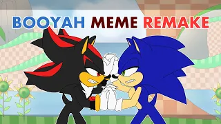 BOOYAH MEME Animation [REMAKE] Sonic and Shadow the Hedgehog FLASH WARNING