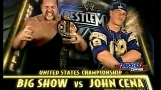 John Cena VS The Big Show United States Championship Match Wrestlemania 20