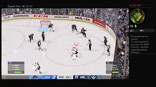 NHL 22 Franchise Mode Cleveland Monsters Vs Milwaukee Admirals