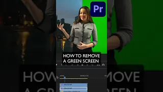 How to Remove A Green Screen Video in Adobe Premiere Pro