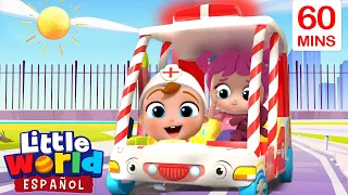 Ruedas De La Ambulancia 🚑 | Canciones Infantiles | Little World En Español