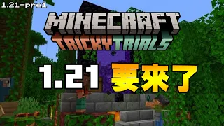 Minecraft更新速報 - 1.21預發布來了!!【1.21-pre1】就是想趕在6月7日發布!!!