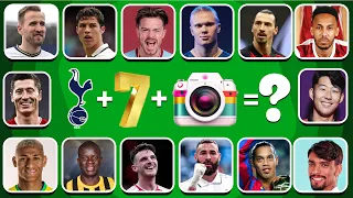 Guess the player by emoji, shirt number and country,Ronaldo, Messi, Neymar|Mbappe