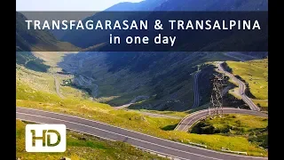 Transfagarasan & Transalpina in one day - Romania 2018 - HD, best roads in the world