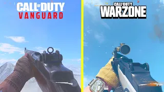 M1 Garand - Cod: Vanguard vs Cod: Warzone