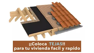 Aprende a construir tu techo con TEJA DE BARRO