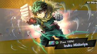 FAUX 100% DEKU SUMMONS! - My Hero Ultra Impact