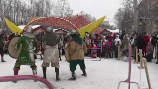 Показательные выступления исторических клубов Мурманска и Североморска