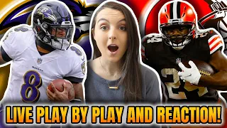 Cleveland Browns vs Baltimore Ravens LIVE Play by Play and Reaction! NFL Week 12 (2021)