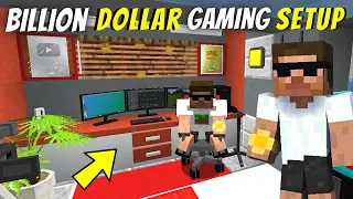 My BILLION DOLLAR Gaming Setup Tour in Minecraft ..🤑🤑| Carry Depie