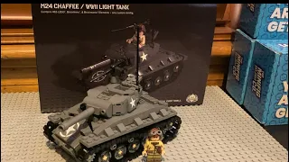 Brickmania M24 chaffee tank review