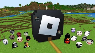 Survival Roblox House With 100 Nextbots in Minecraft - Gameplay - Coffin Meme