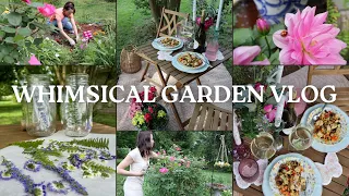 CREATING A WHIMSICAL SPRING GARDEN: DIY garden projects, dinner in the garden & planting flowers!