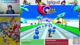 Sonic Mania Speedrun [Sonic All Emeralds Glitchless] - 1:17:55 World Record - OUTDATED