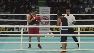 17-11-2019 Georgian Boxing FINAL(81kg)RED Aleksandre DOKVADZE Rustavi VS BLUE Luka MATCHUTATZE Batum