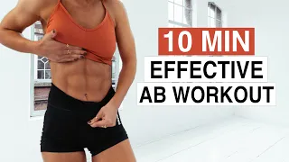 10 MIN EFFECTIVE TOTAL CORE/AB WORKOUT (At Home No Equipment)
