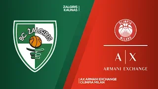 Zalgiris Kaunas - AX Armani Exchange Olimpia Milan Highlights | EuroLeague RS Round 10