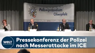 Pressekonferenz nach Messerattacke in ICE: Polizei geht nicht von Terror aus