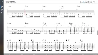 Paramore - Ignorance (LEAD GUITAR TAB PLAY ALONG)