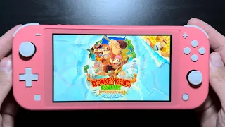 Donkey Kong Country: Tropical Freeze en Nintendo Switch LITE Gameplay