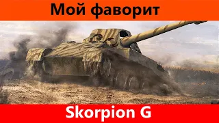 Обзор Skorpion G Повозка с золотой пушкой | Tanks Blitz