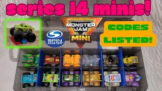 Monster Jam Minis Series 14 Unveiling & Codes!