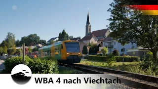 [4K] Waldbahn WBA 4 Richtung Viechtach in Teisnach