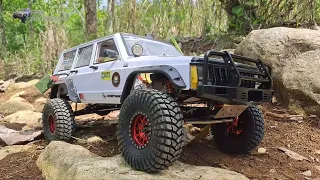Jeep Cherokee 1/10 Scale Offroad | Menyusuri Jalan Hutan Part 5