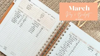 March Pay 4 Budget Sheet | Budget With Me | Zero Based Budget | Sinking Funds | The Budget Planner