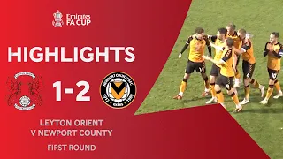 Devitt's Sublime Long-Range Strike! | Leyton Orient 1-2 Newport County | Emirates FA Cup 2020-21