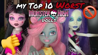 Ranking The Worst Monster High Dolls In My Collection! (G1)