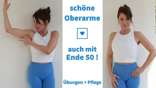 SCHÖNE DEFINIERTE OBERARME MIT ENDE 50- MEINE ÜBUNGEN SAMT PFLEGE 💟